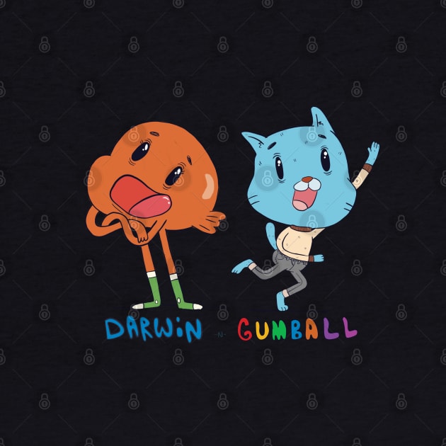 Darwin -n- Gumball by Peanuttiedesign